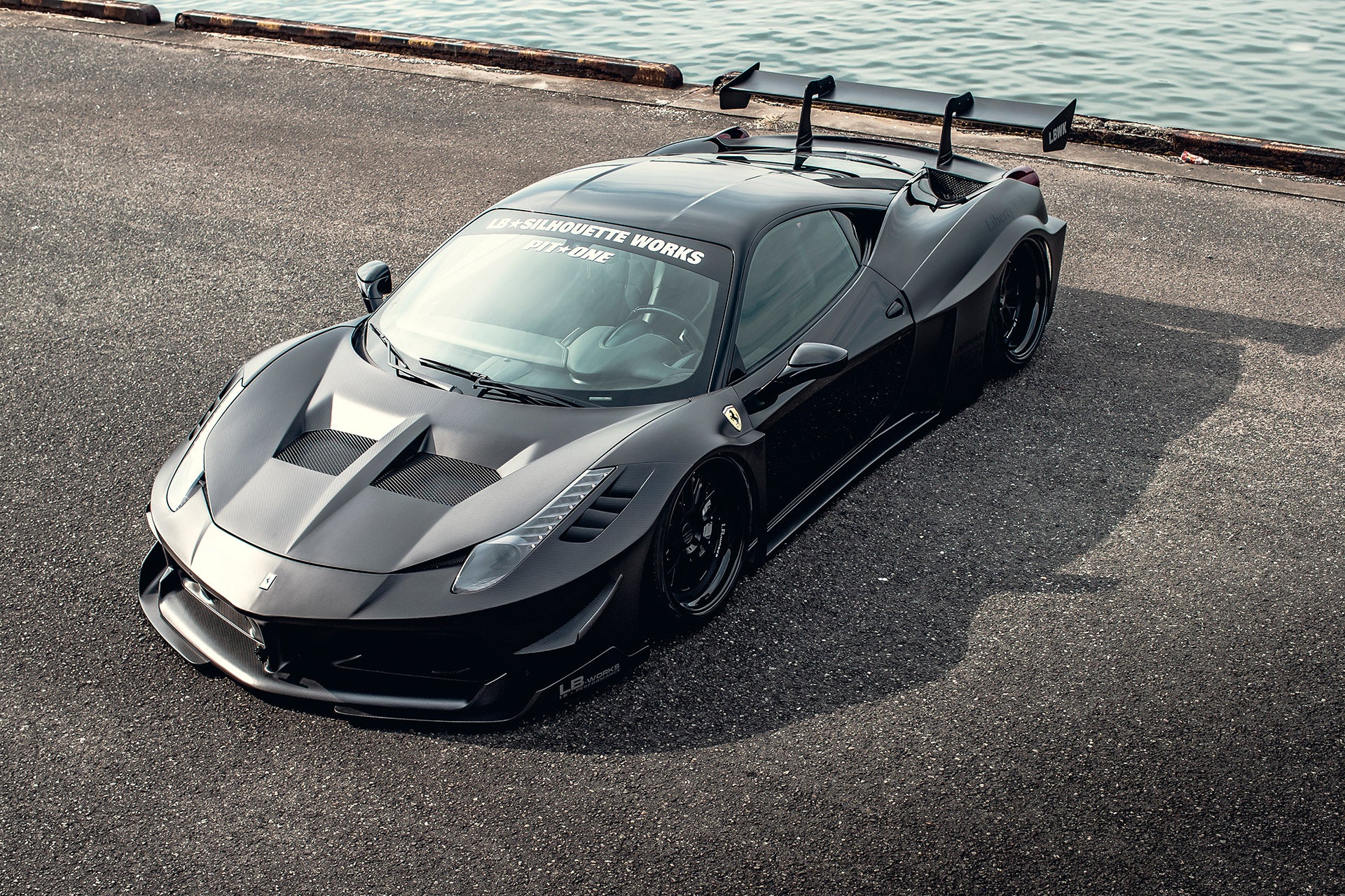 LB WORKS 458 GT Silhouette WORKS Complete body kit (Dry Carbon) (LB43 ...