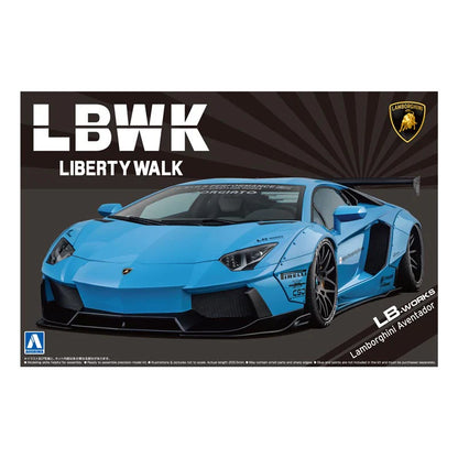 Aoshima Plastic model 1/24 LB-Works Aventador Skyblue