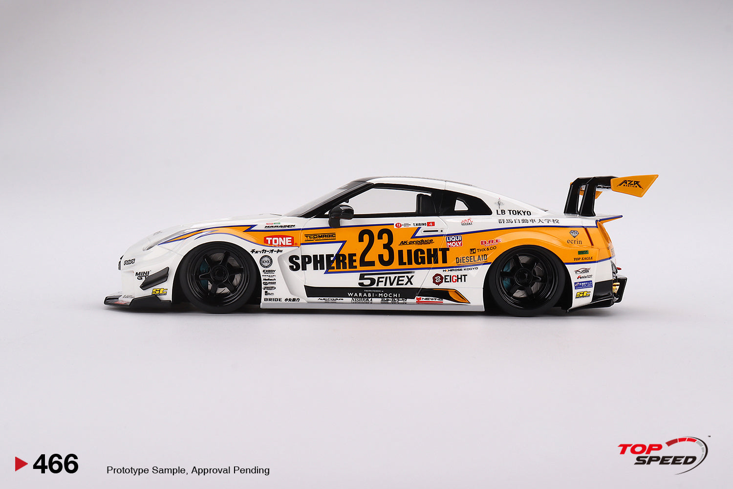 TopSpeed - 1/18 LB-Silhouette Works Nissan GT 35GT-RR Ver.2 (LB⚡Racing FD  '22)