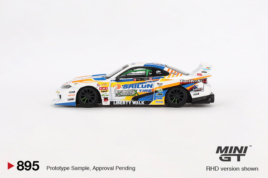 Mini GT - 1/64 Nissan Silvia S15 (White)