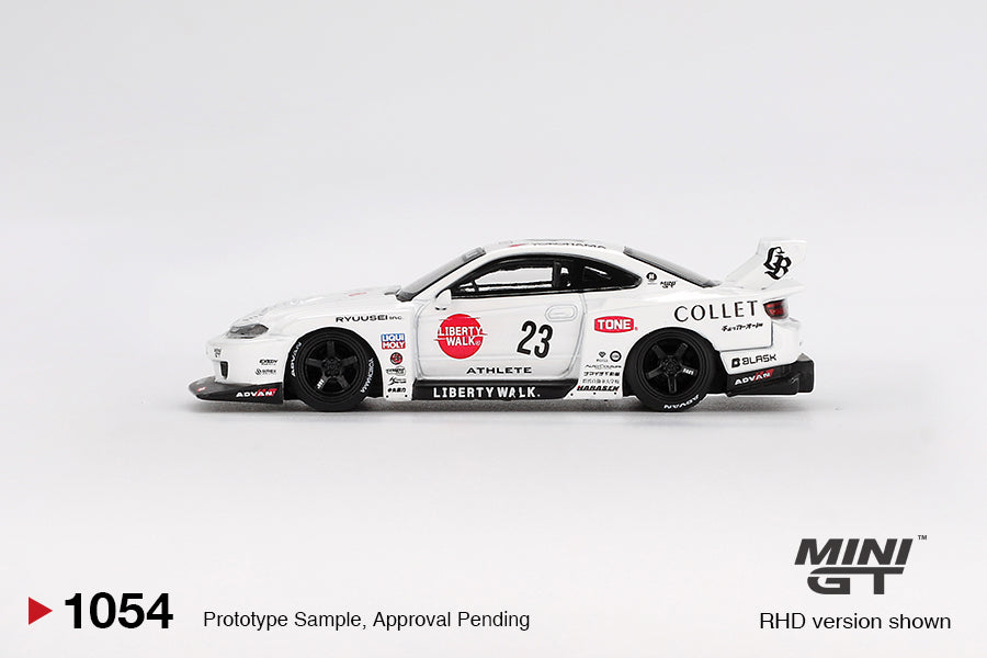 Mini GT - 1/64 Nissan Silvia S15 (White)