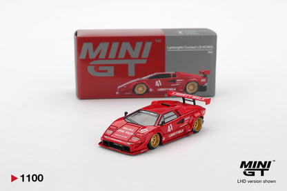 Mini GT - 1/64 Lamborghini Countach (Red)