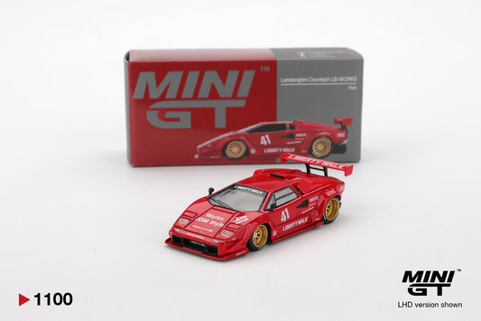 Mini GT - 1/64 Lamborghini Countach (Red)