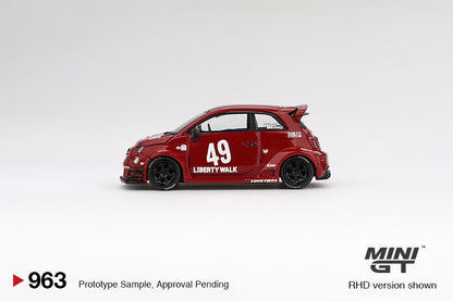 MGT00963-L - Mini GT - 1/64 Abarth 595 (Red)