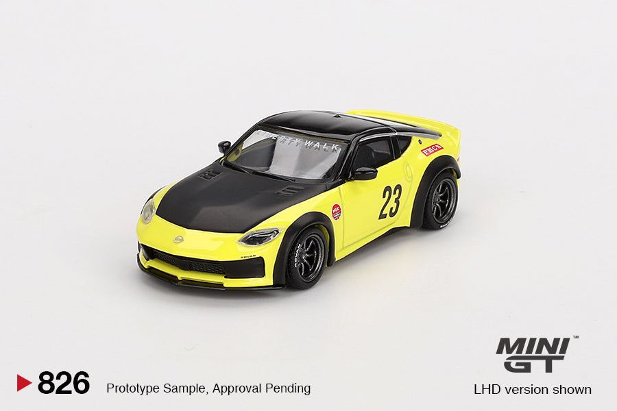 Mini GT - 1/64 Nissan 400Z (Yellow) – Liberty Walk Europe