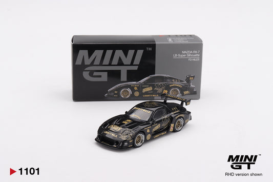 Mini GT - 1/64 Mazda RX-7 (Black/Gold)