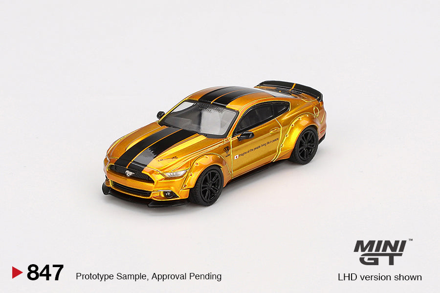 Mini GT - 1/64 Ford Mustang (Gold)