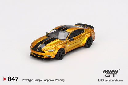 Mini GT - 1/64 Ford Mustang (Gold)