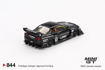 Mini GT - 1/64 Nissan Skyline R34 (Black)