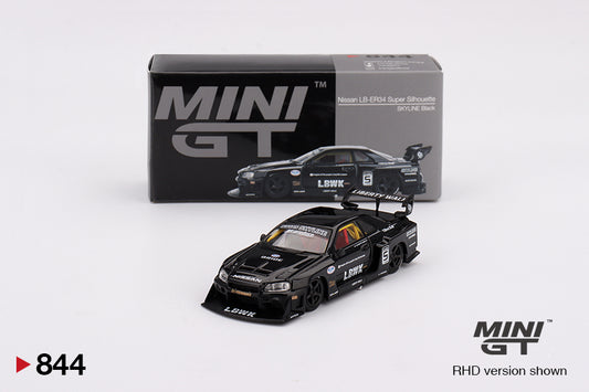 Mini GT - 1/64 Nissan Skyline R34 (Black)