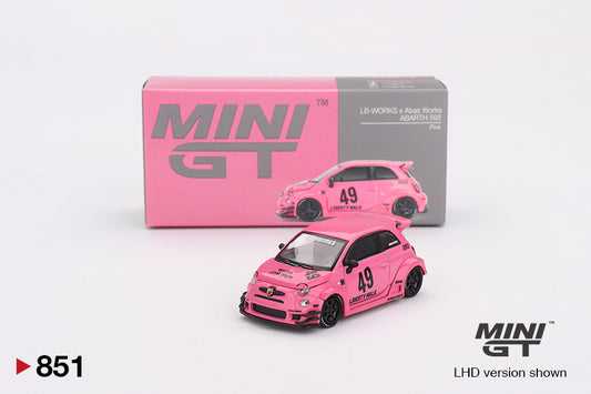 Mini GT - 1/64 Abarth 595 (Pink)