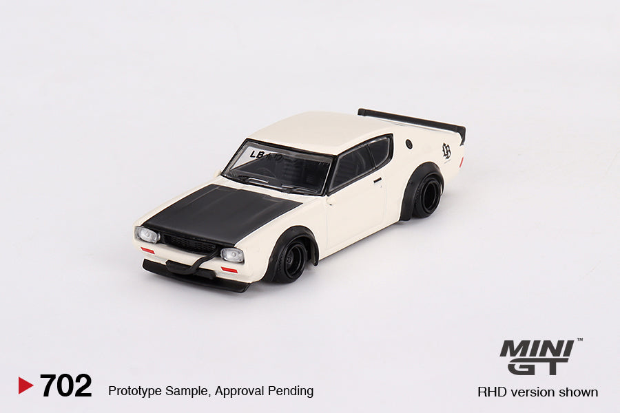 Mini GT - 1/64 LB★Works Nissan Skyline Kenmeri Liberty Walk (White)