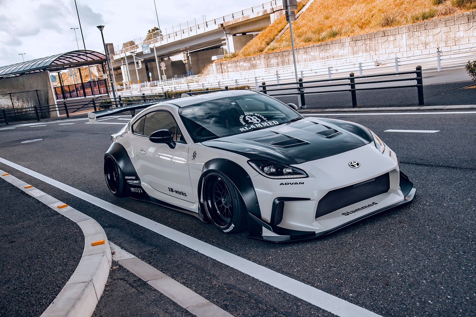 LB Nation Toyota GR86/Subaru BRZ WORKS Complete Kit (CFRP) Exchange Fe ...