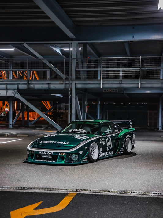 LB Super Silhouette Nissan 180SX Complete Body Kit FRP