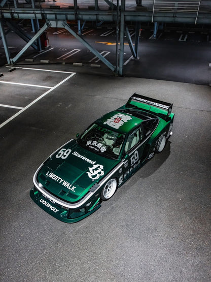 LB Super Silhouette Nissan 180SX Complete Body Kit FRP