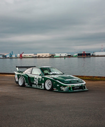 LB Super Silhouette Nissan 180SX Complete Body Kit FRP