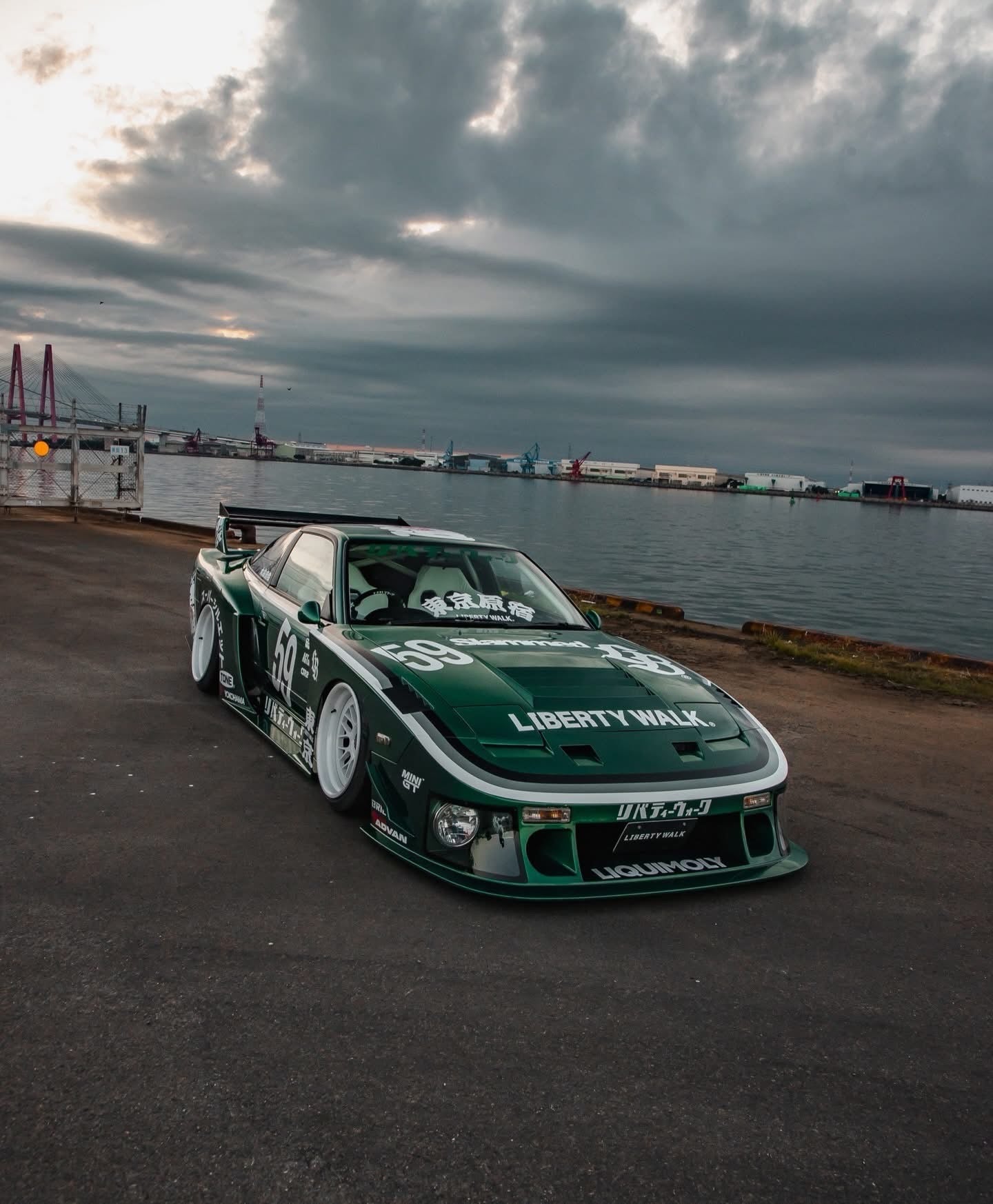LB Super Silhouette Nissan 180SX Complete Body Kit FRP