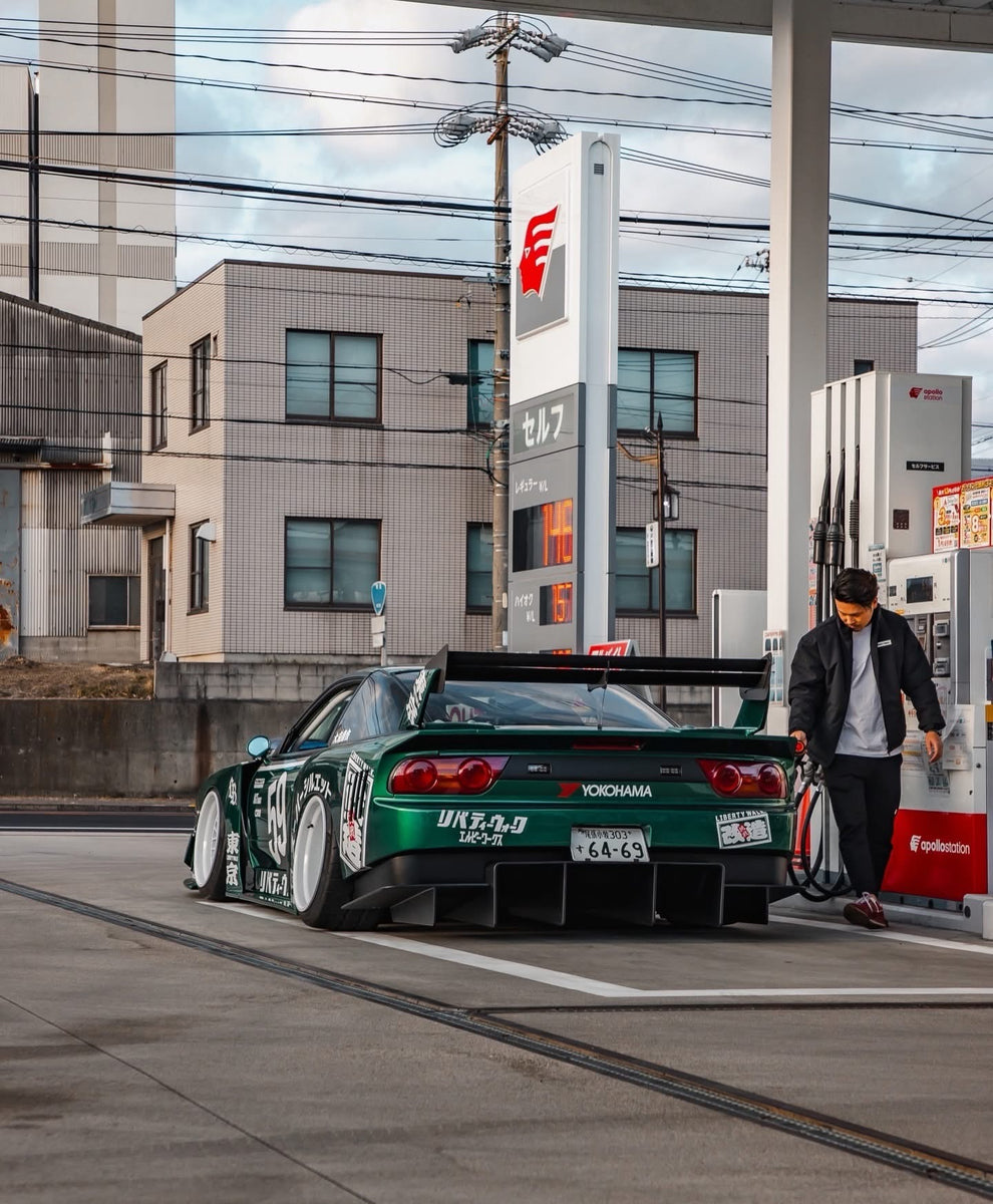 LB Super Silhouette Nissan 180SX Complete Body Kit FRP – Liberty Walk ...