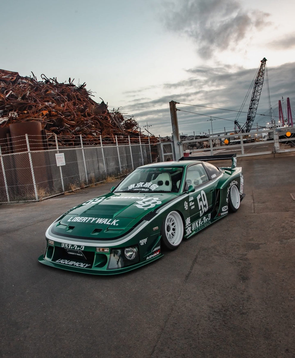 LB Super Silhouette Nissan 180SX Complete Body Kit FRP – Liberty Walk ...