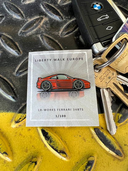 Pin Badge - Liberty Walk Europe Ferrari 348TS (1/100)