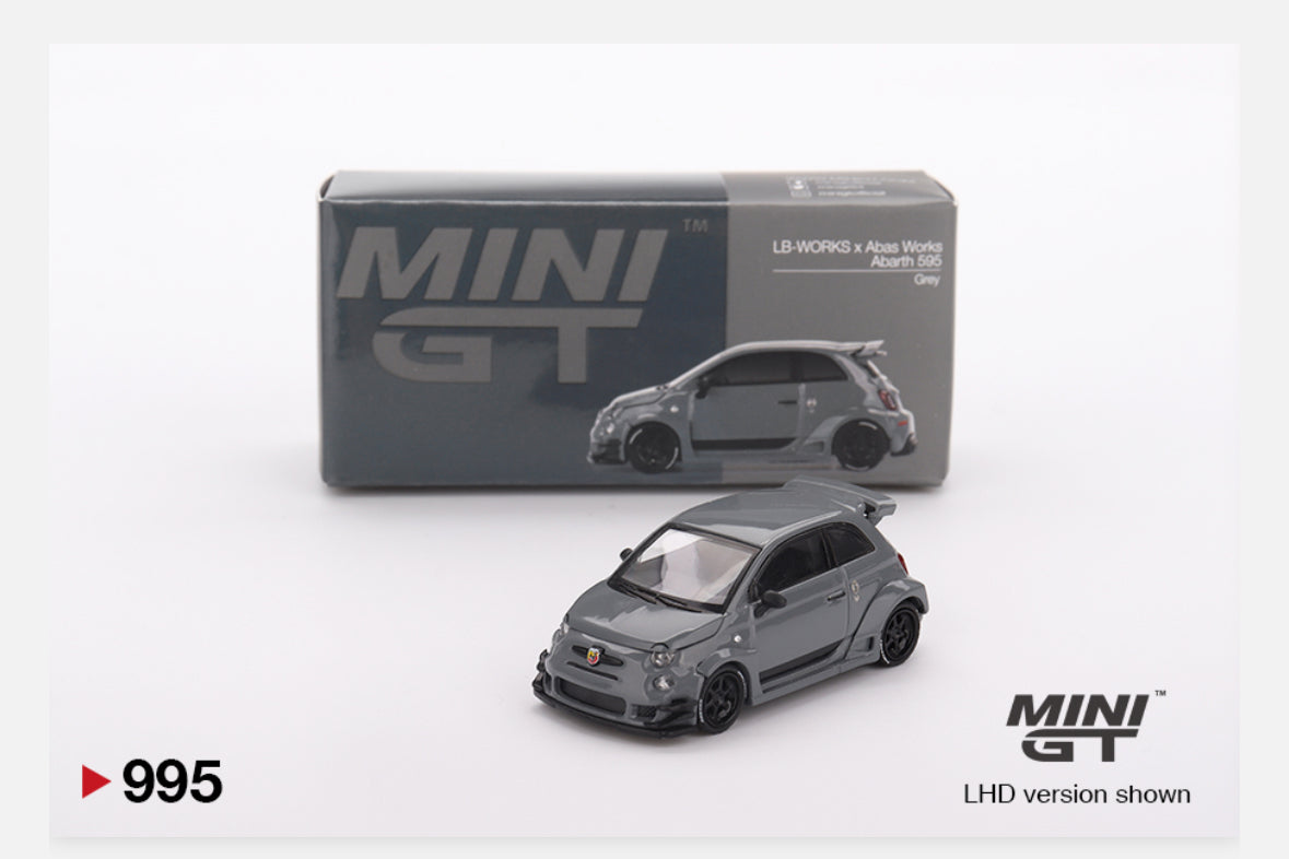 Mini GT - 1/64 Abarth 595 (Grey)