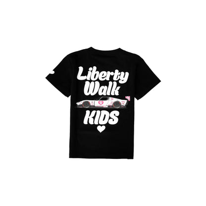 LB Kids 'Heart Miura' T-Shirt (Black)