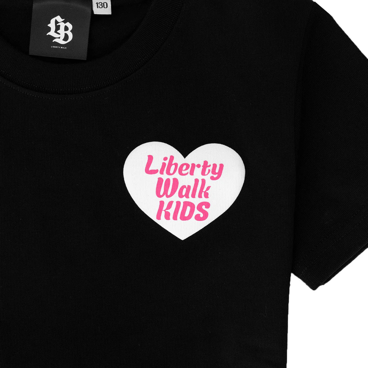 LB Kids 'Heart Miura' T-Shirt (Black)