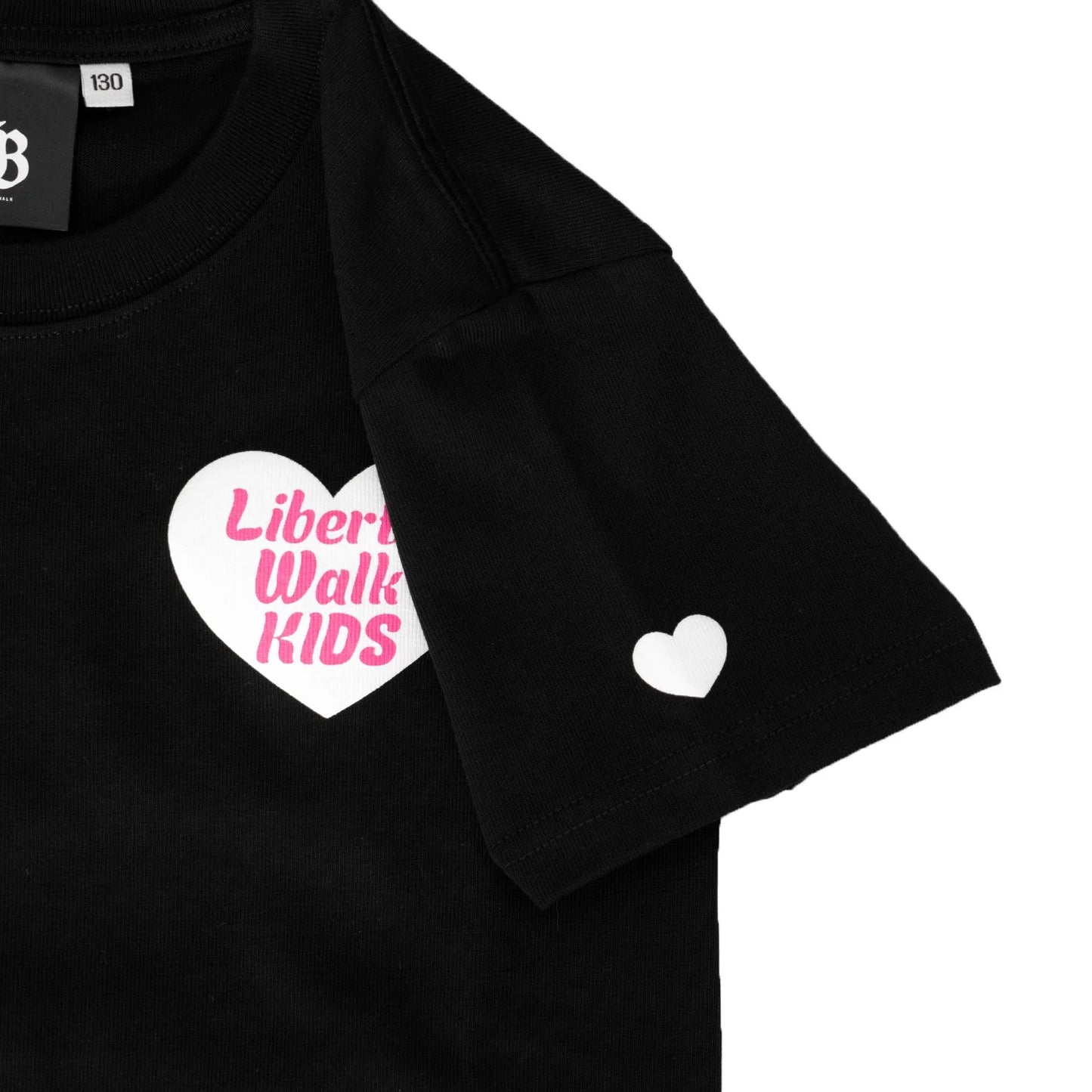 LB Kids 'Heart Miura' T-Shirt (Black)