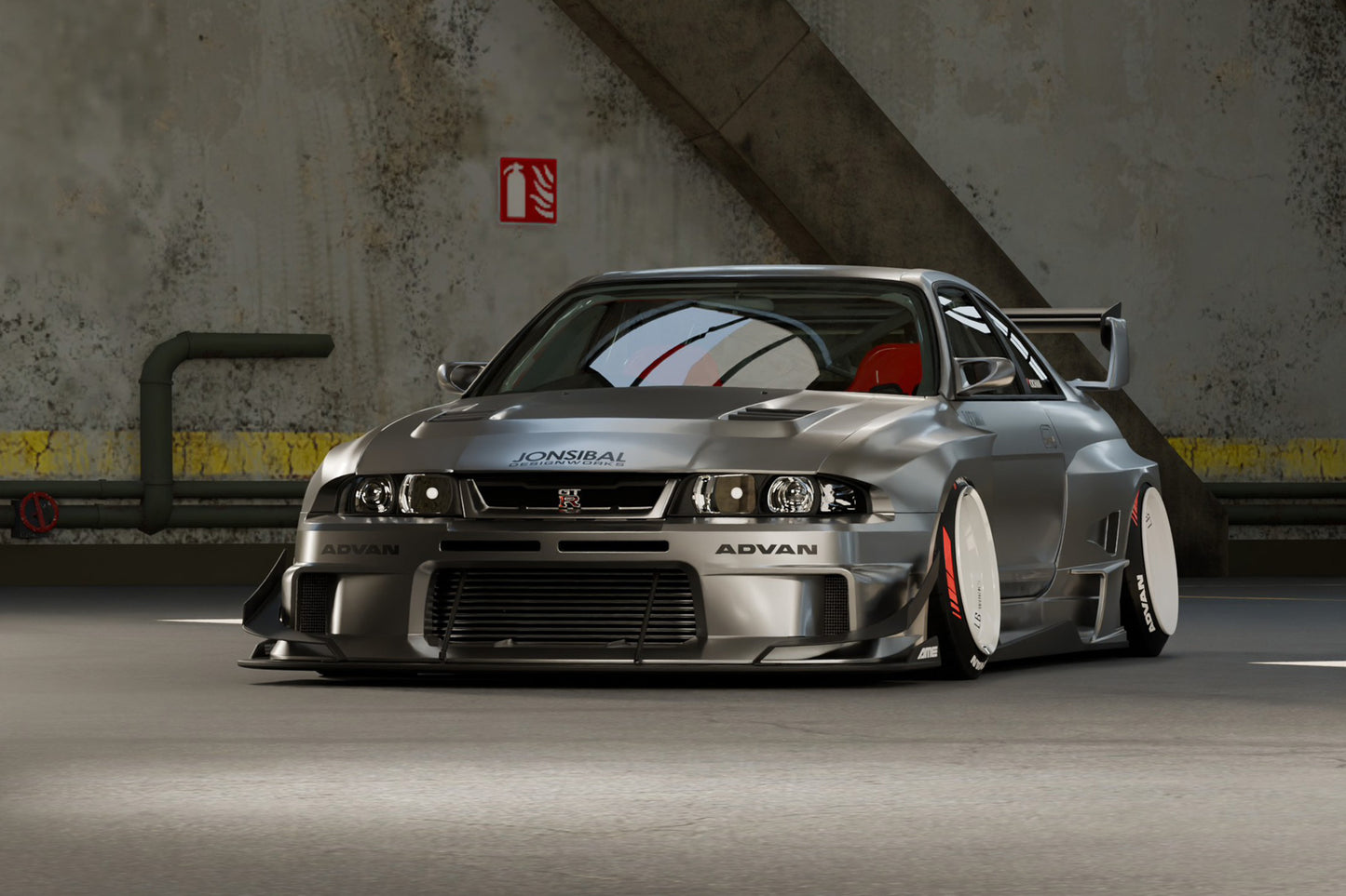 LB-Silhouette Works Nissan Skyline R33 GT-R