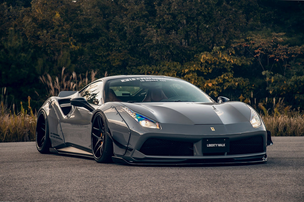 LB WORKS FERRARI 488 Complete Body Kit (FRP) (LB24-02) – Liberty Walk ...
