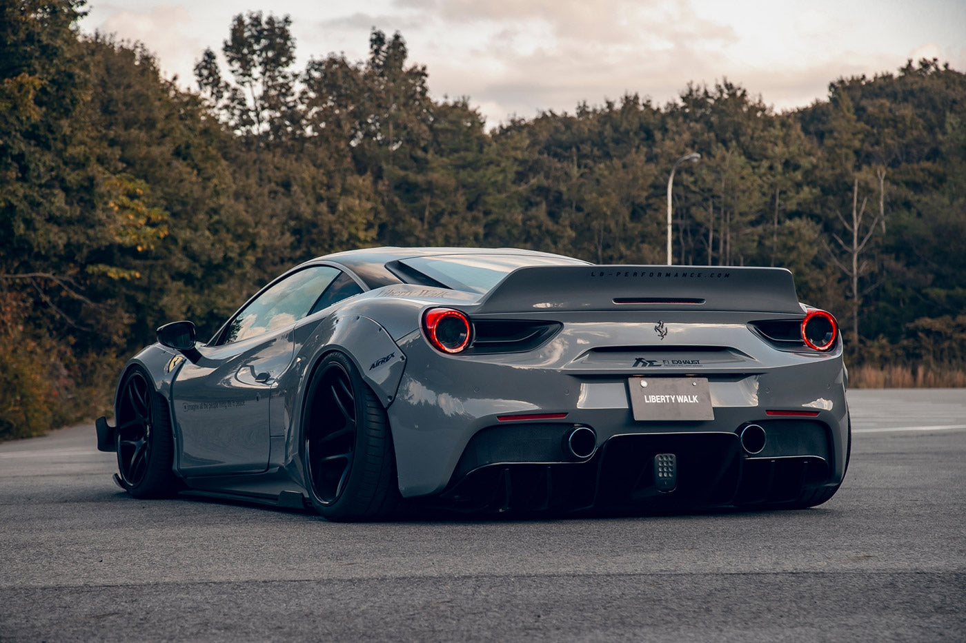LB WORKS FERRARI 488 Complete Body Kit (FRP) (LB24-02) – Liberty Walk ...