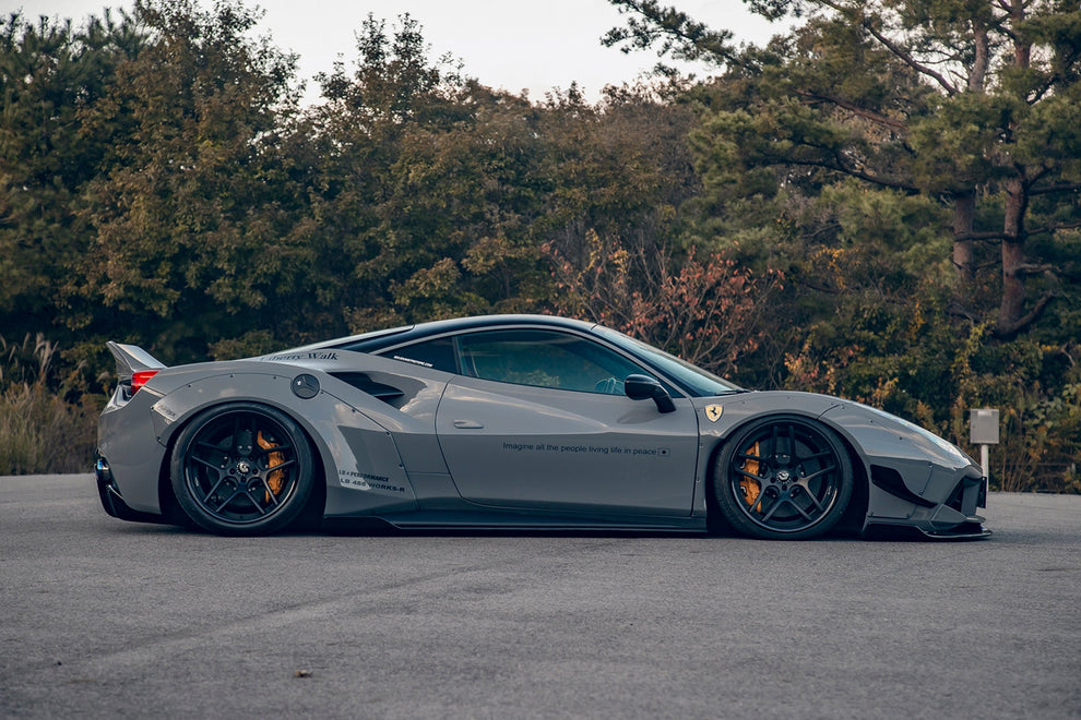 LB WORKS FERRARI 488 Complete Body Kit (FRP) (LB24-02) – Liberty Walk ...