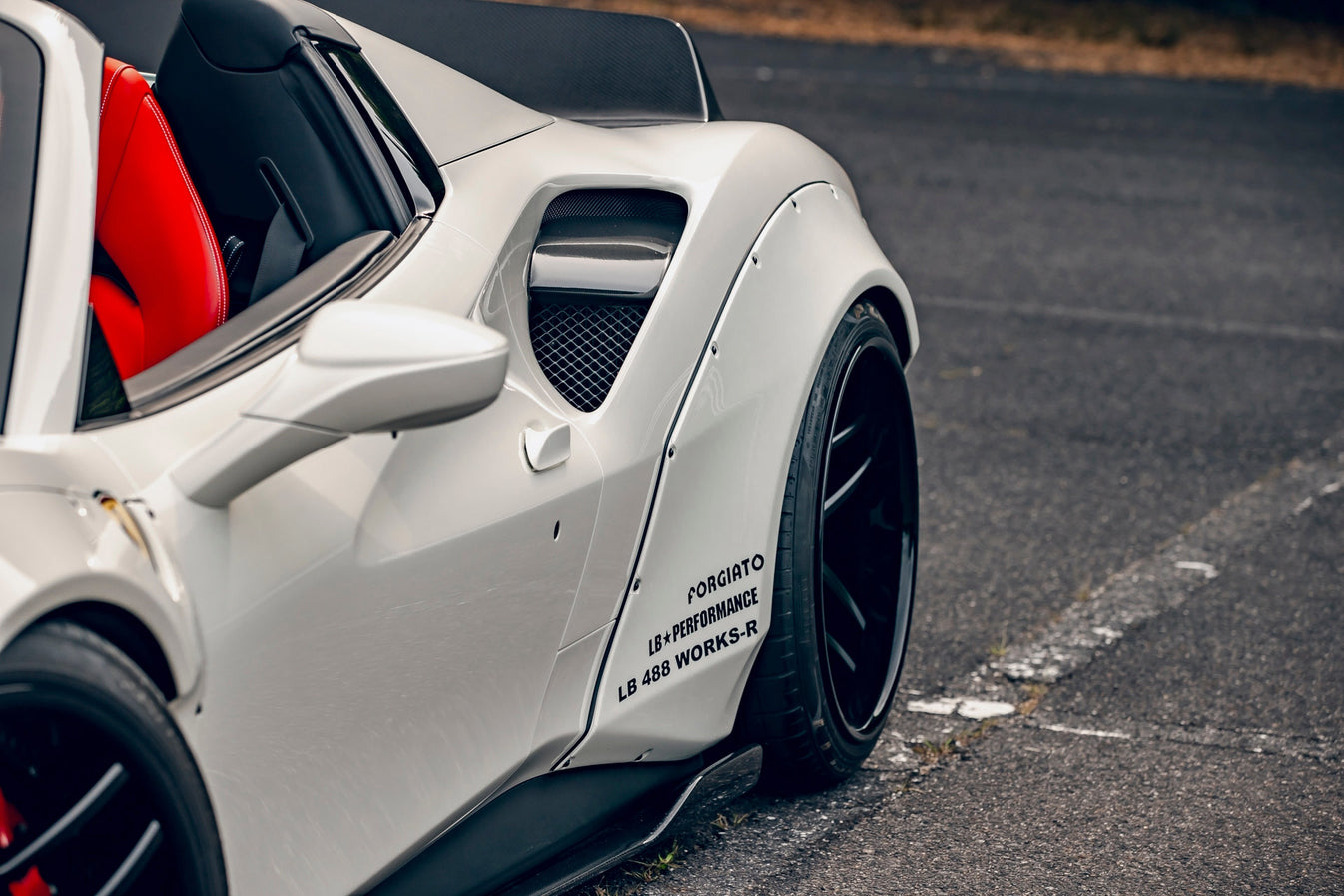 LB WORKS FERRARI 488 Complete Body Kit (CFRP) (LB24-01) – Liberty Walk ...