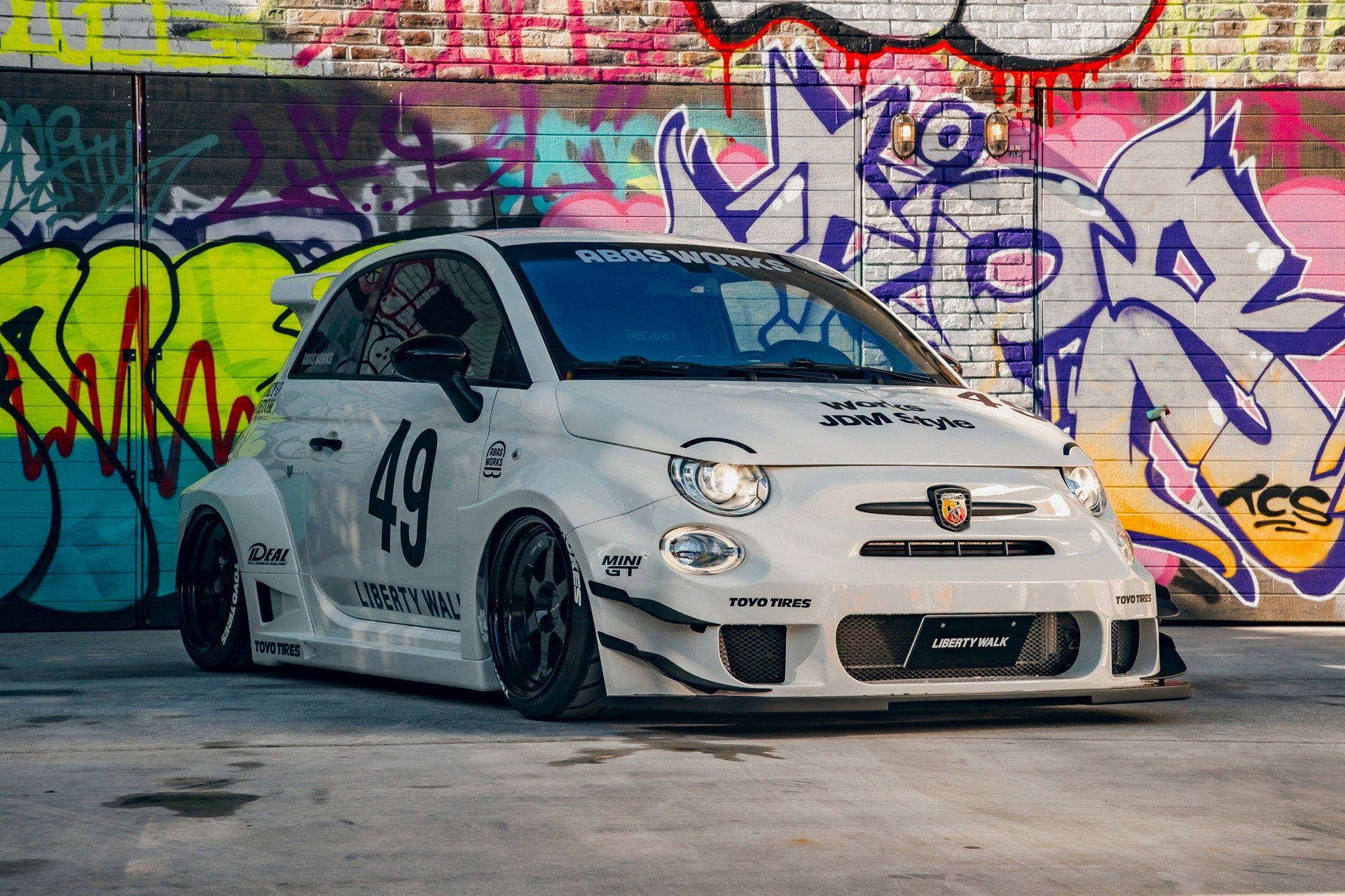 LB WORKS Abarth 595 CFRP (LB72-02) – Liberty Walk Europe