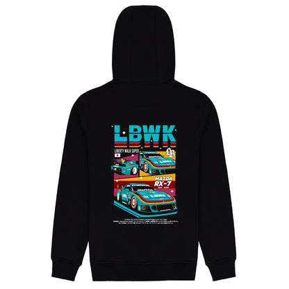 Liberty Walk 'RX7' Black Hoodie