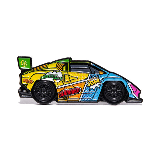 Pin Badge - Leen Customs LB Countach (Comic)