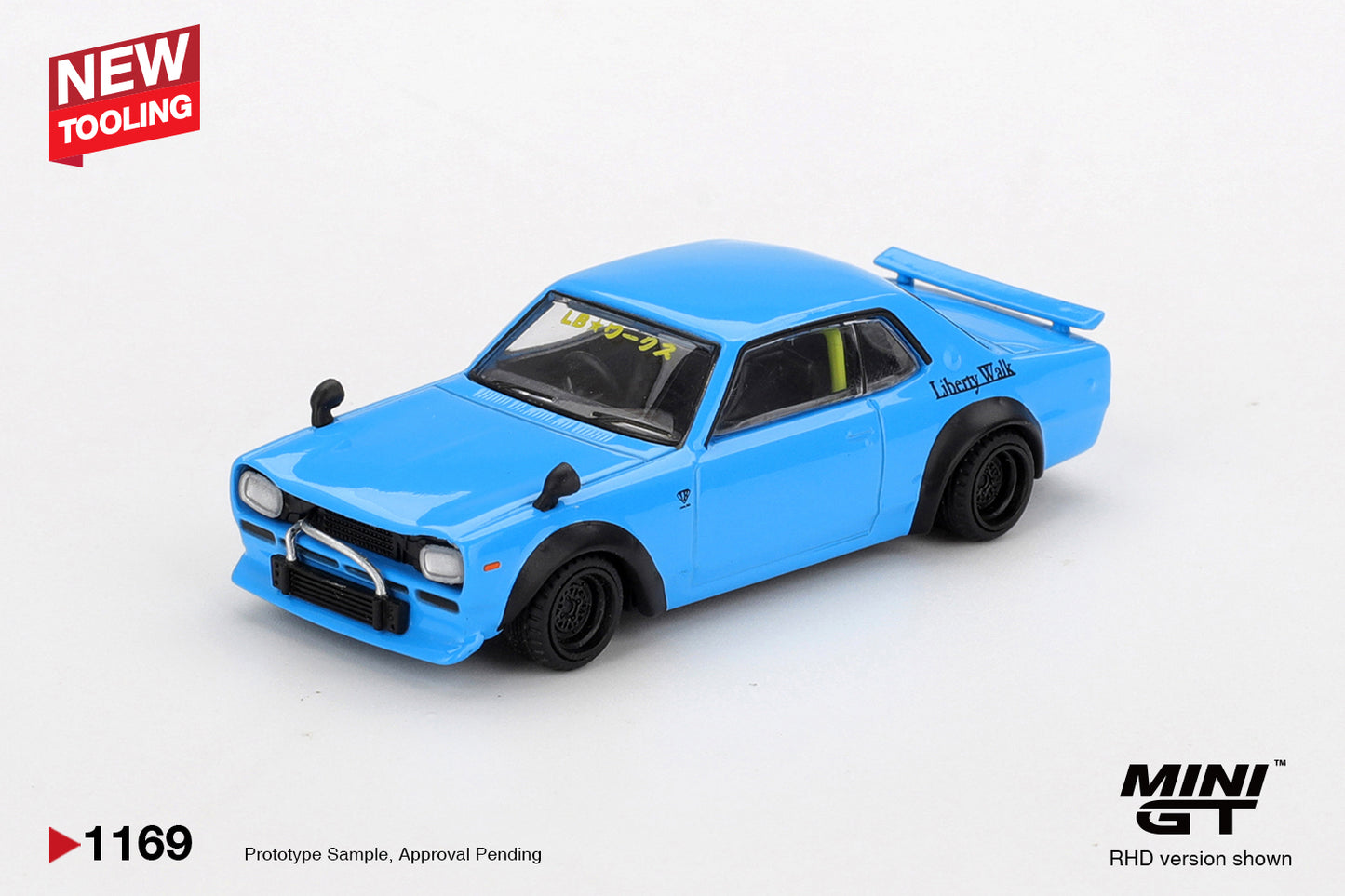 MGT01169-R - Mini GT - 1/64 Nissan LB-Works Hakosuka (Blue)