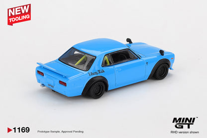 MGT01169-R - Mini GT - 1/64 Nissan LB-Works Hakosuka (Blue)