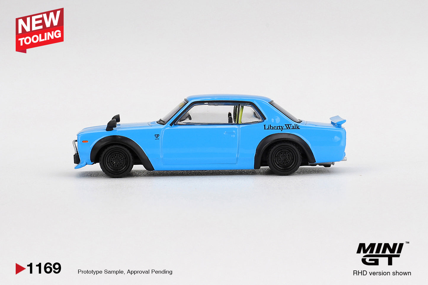 MGT01169-R - Mini GT - 1/64 Nissan LB-Works Hakosuka (Blue)