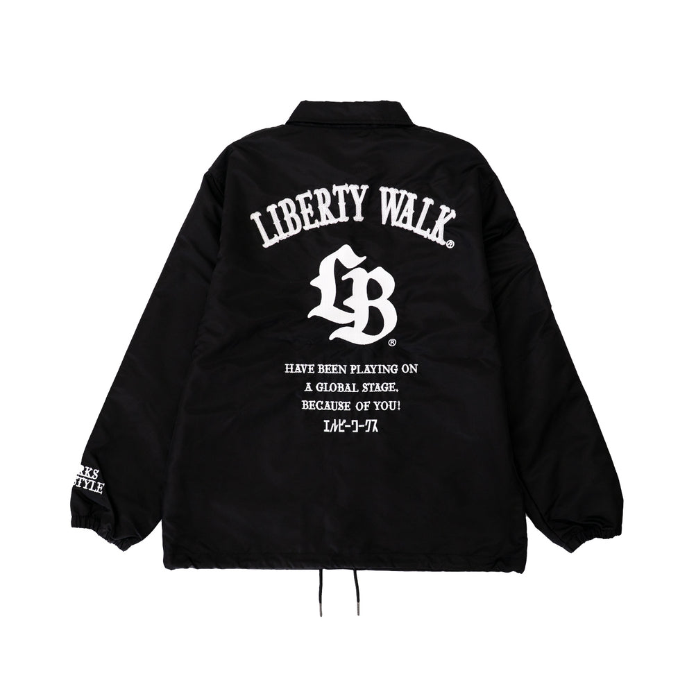 LB Coach Jacket Thorn Logo Black – Liberty Walk Europe