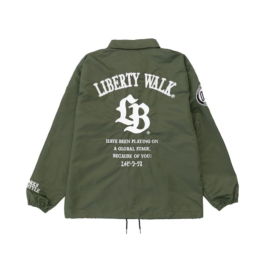 LB Coach Jacket Thorn Logo Khaki