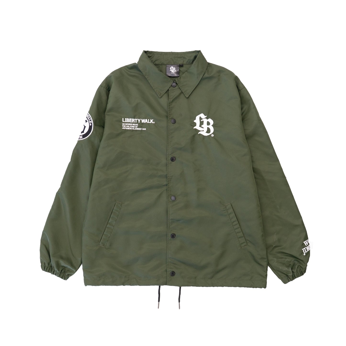 LB Coach Jacket Thorn Logo Khaki