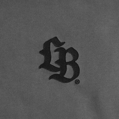 LB Thorn Embroidery Logo Hoodie (Grey/Black)