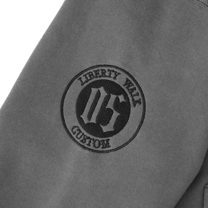 LB Thorn Embroidery Logo Hoodie (Grey/Black)
