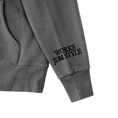 LB Thorn Embroidery Logo Hoodie (Grey/Black)
