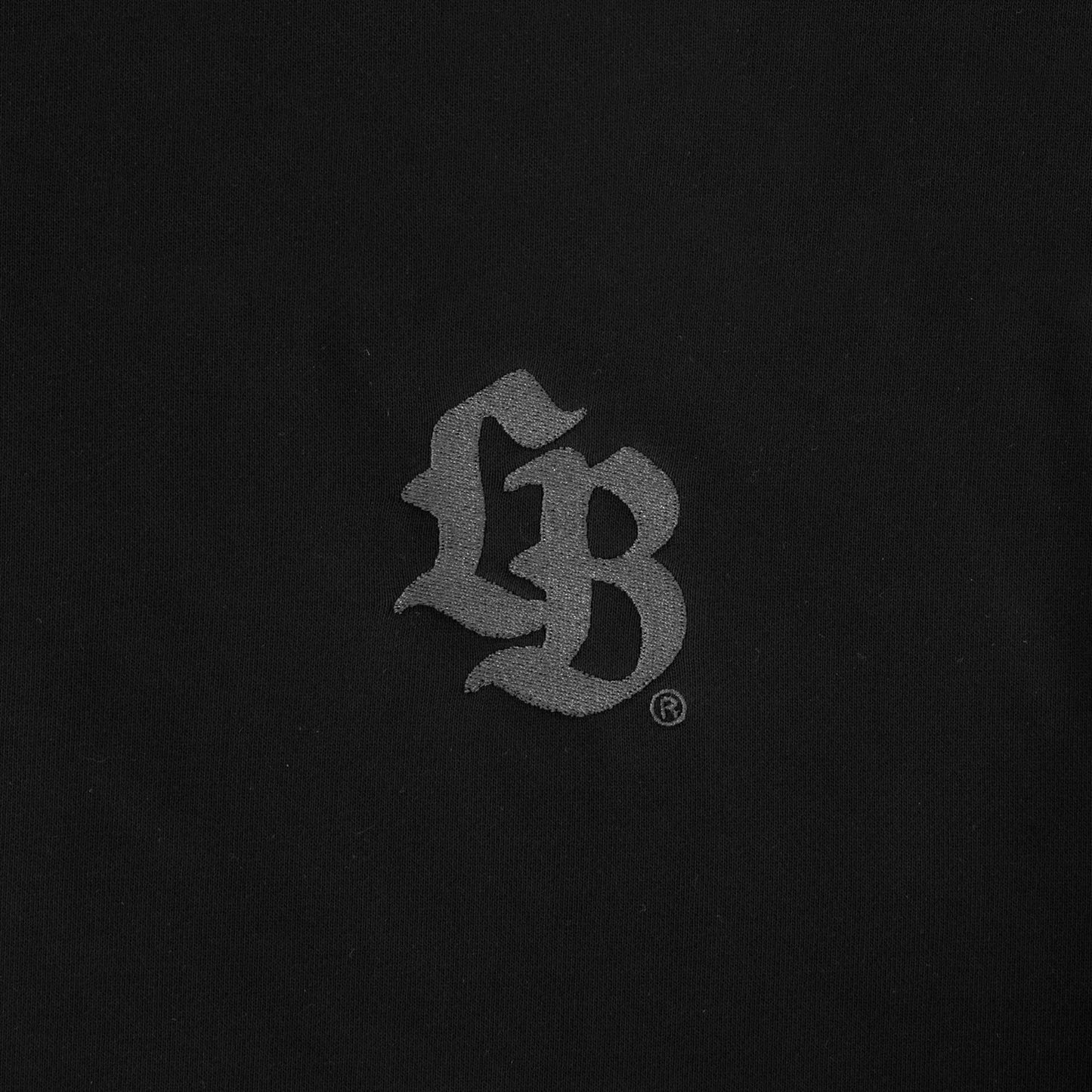 LB Thorn Embroidery Logo Hoodie (Black/Grey)