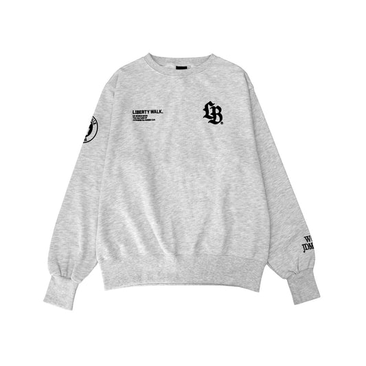 LB Thorn Embroidery Logo Sweatshirt Oatmeal