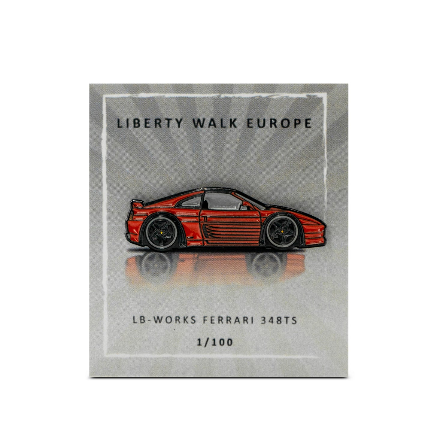 Pin Badge - Liberty Walk Europe Ferrari 348TS (1/100)