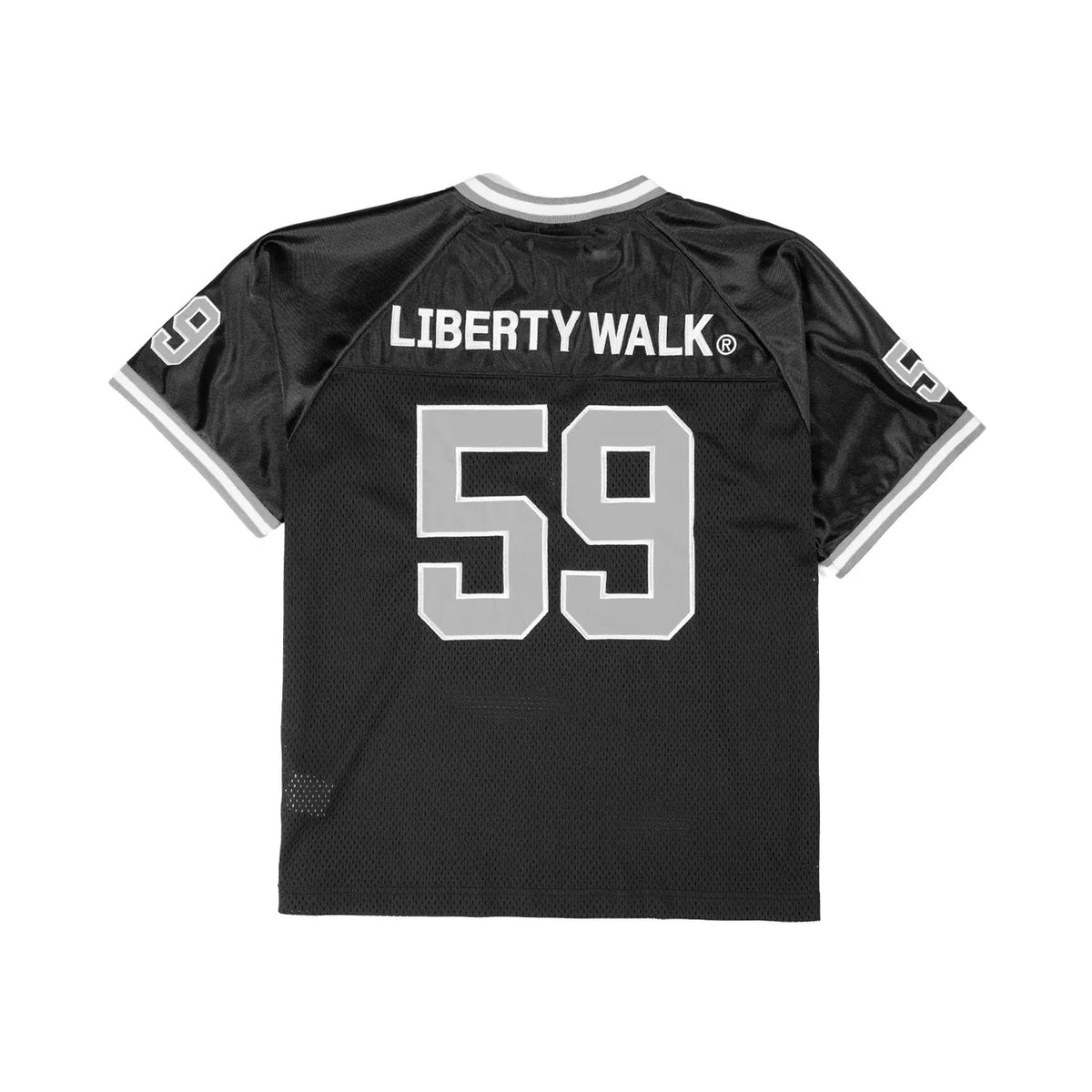 SH11-BK - Liberty Walk 59 Football Mesh T-Shirt (Black)