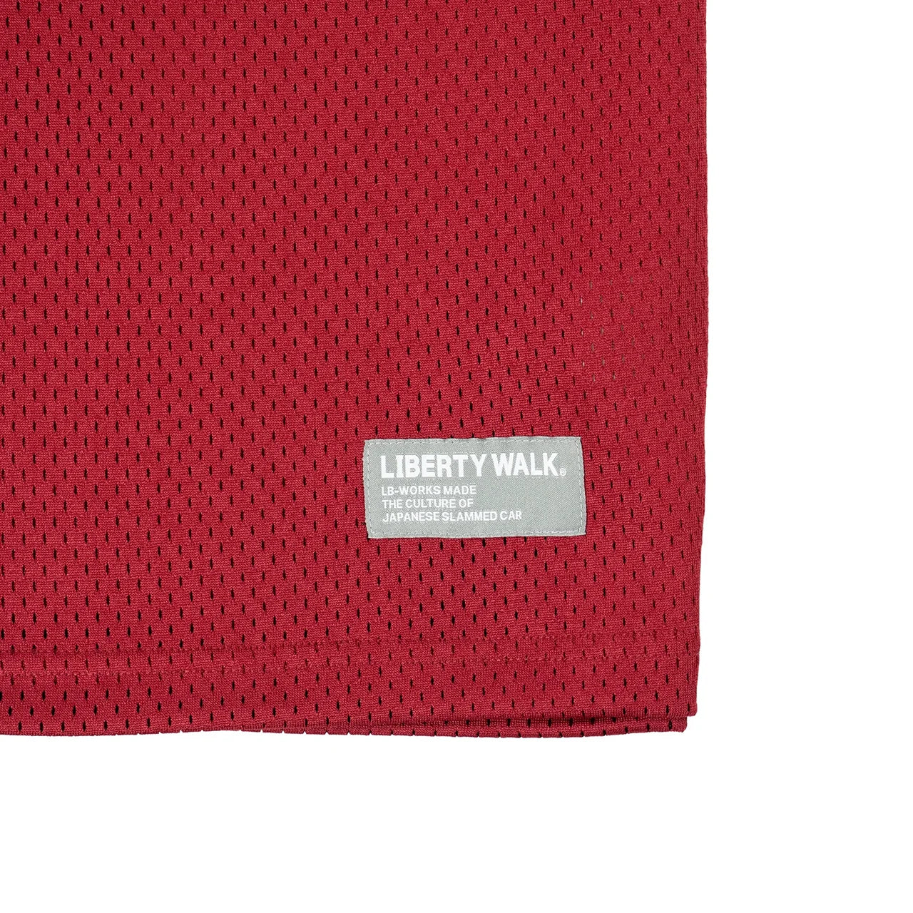 SH11-BUR - Liberty Walk 59 Football Mesh T-Shirt (Burgundy)